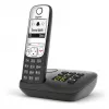 Gigaset A690A - Telefono analogico/DECT - Cordless - Vivavoce - 100 voci - nero (S30852-H2830-B101)