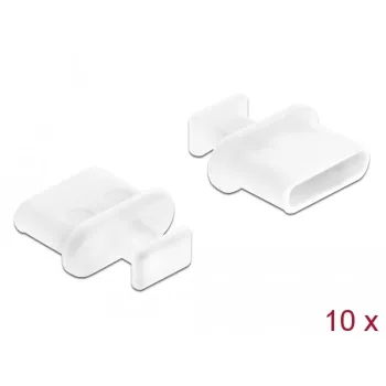 Tappo antipolvere USB Type-C DeLOCK 64094 bianco 10 pezzi