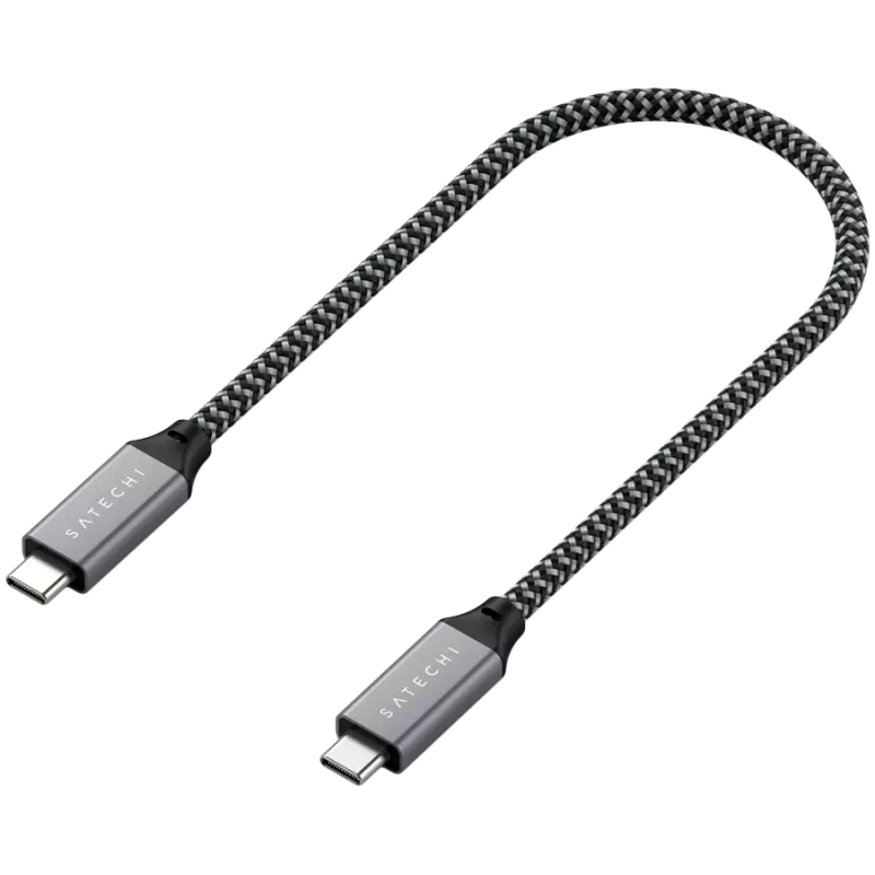 Cavo USB Satechi ST-U4C25M USB4 Gen 3x2 0,25 m nero grigio