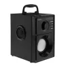 Altoparlante portatile MEDIA-TECH MT3179, 20 W (RMS 15 W), Bluetooth 5.1, FM, MicroSD, USB, AUX, Li-Ion, 6 h, cassa in legno