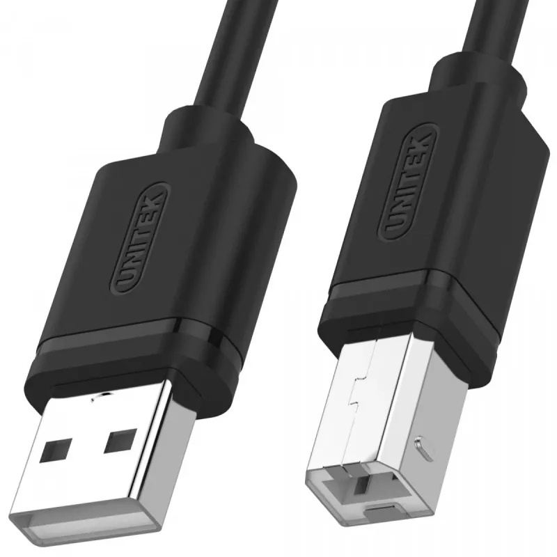 Cavo USB 2.0 Unitek Y-C420GBK, USB-A a USB-B, 3 m, nero