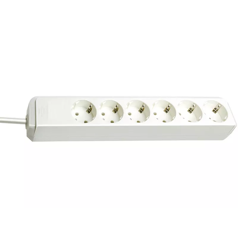Ciabatta multipresa brennenstuhl Eco-Line, 6 prese, bianco (1159420015)