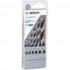 Bosch PointTeQ set di punte elicoidali HSS per metallo, 6 pezzi, 2-8 mm, 135°, DIN 338