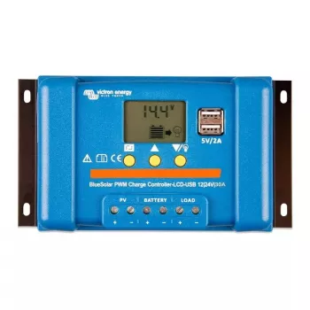 Regolatore di carica solare Victron Energy BlueSolar PWM-LCD&USB 12/24V 30A