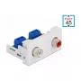 Modulo Easy 45 2 x connettore femmina RCA DeLOCK 81338