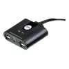 Dispositivo di condivisione periferiche USB 2.0 2 porte ATEN US224AT — USB Type-A, cavo 1,8 m, nero