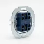 Interruttore a bilanciere da parete Busch-Jaeger 2000/5 US, laccato blu metallizzato