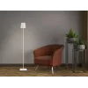 Beper P201UTP404 lampada da terra LED ricaricabile, altezza regolabile, 2,5 W, dimmerabile, metallo, bianca