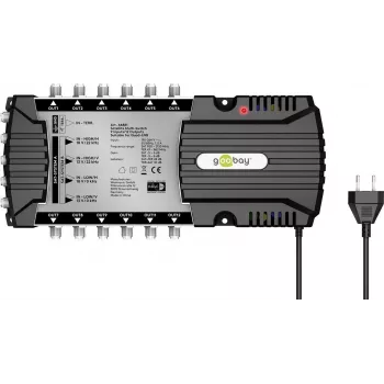 Goobay multiswitch satellitare 9 ingressi/12 uscite (64881)