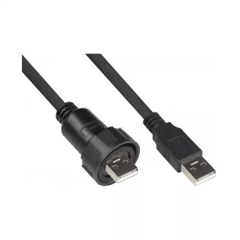 Good Connections connettore industriale S4 cavo USB 2.0, USB-A a USB-A, 1 m (IC04-U201)
