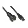 Good Connections connettore industriale S4 cavo USB 2.0, USB-A a USB-A, 1 m (IC04-U201)