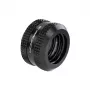 Raccordo per hardtube Barrow 16 mm G1/4 - connettore a compressione dritto nero per tubi rigidi da 16 mm