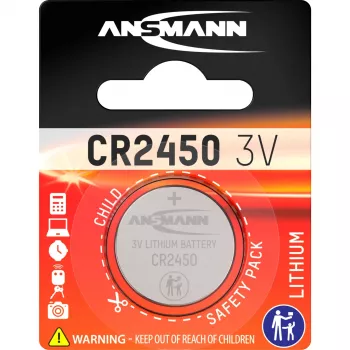 Ansmann pila a bottone 3V litio CR2450 (5020112)
