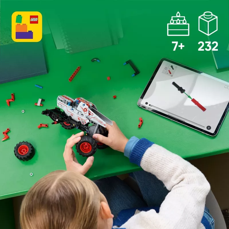 LEGO TECHNIC 42200 Monster Jam™ ThunderROARus™ con motore a ritorno