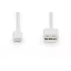 DIGITUS - Cavo Lightning - Lightning (M) a USB (M) - 1,0 m - doppio isolamento - bianco - stampato - per Apple iPad/iPhone/iPod (Lightning) (DB-600106-010-W)