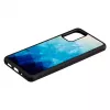Custodia protettiva iKins per Samsung Galaxy S20+ — blue lake finitura nera