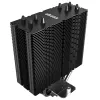 Dissipatore ad aria Akasa Alucia H4 12 cm nero blu cuscinetto idrodinamico