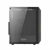 Case per computer Darkflash DK151 LED (nero) + 3 ventole RGB