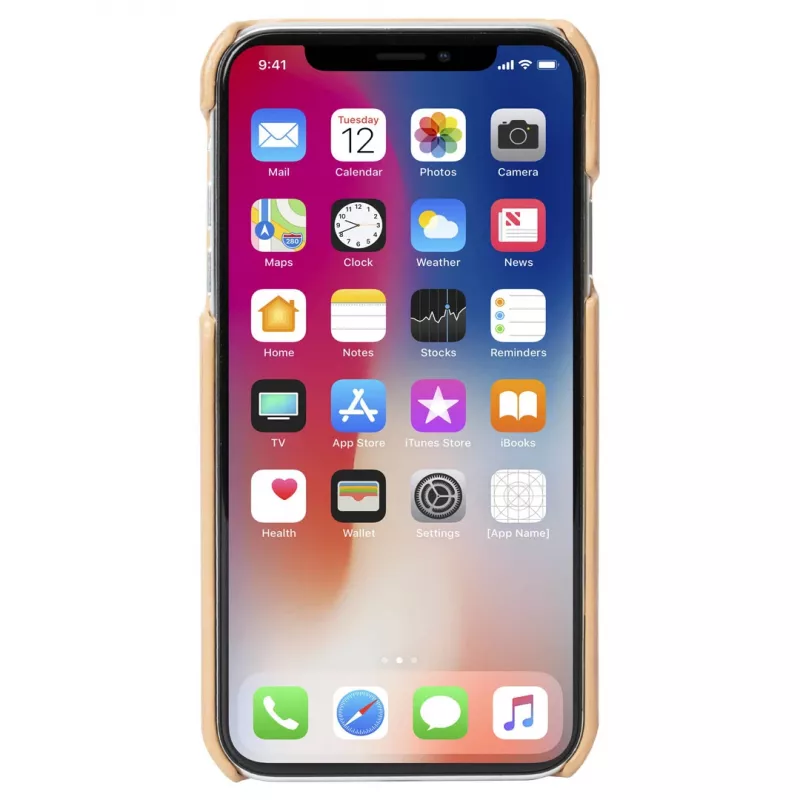 Custodia per smartphone Krusell Sunne per Apple iPhone XS – vintage nude