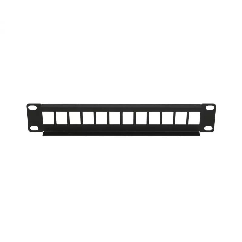 Patch panel Extralink 12 porte UTP 10 pollici case in metallo, nero