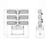Synergy 21 LED Faretto per oggetti/stadi 720W IP66 cw