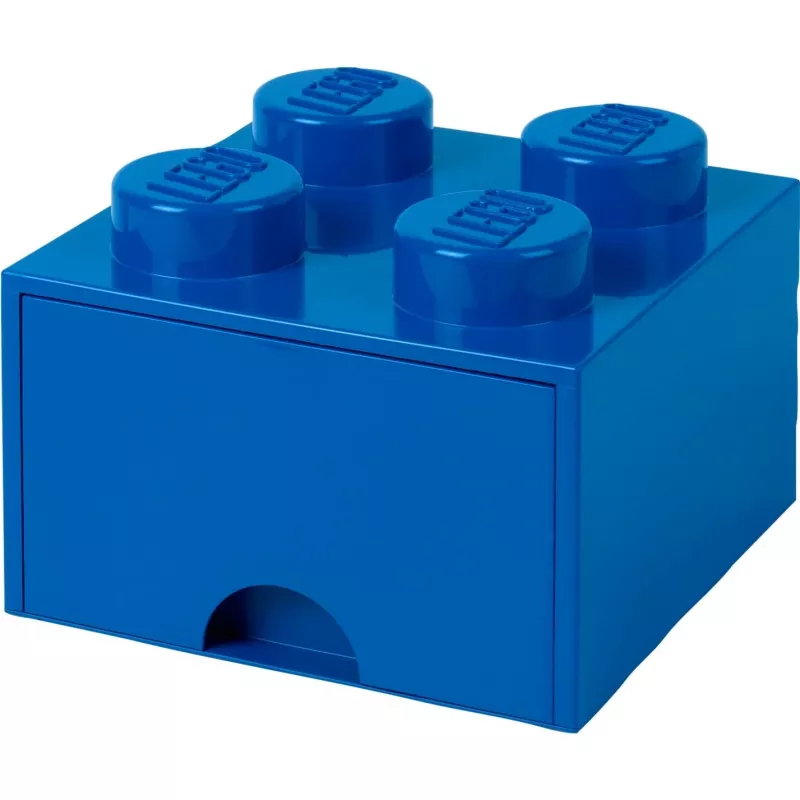LEGO Brick Drawer 4 Blue, scatola contenitore blu
