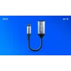 Savio Adattatore USB-C (M) HDMI (f), 4K, 60Hz, alluminio, AK-78