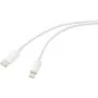 Renkforce cavo USB USB 2.0 connettore USB-C®, connettore Apple Lightning 1,00 m bianco (opaco) RF-5724078 (RF-5724078)