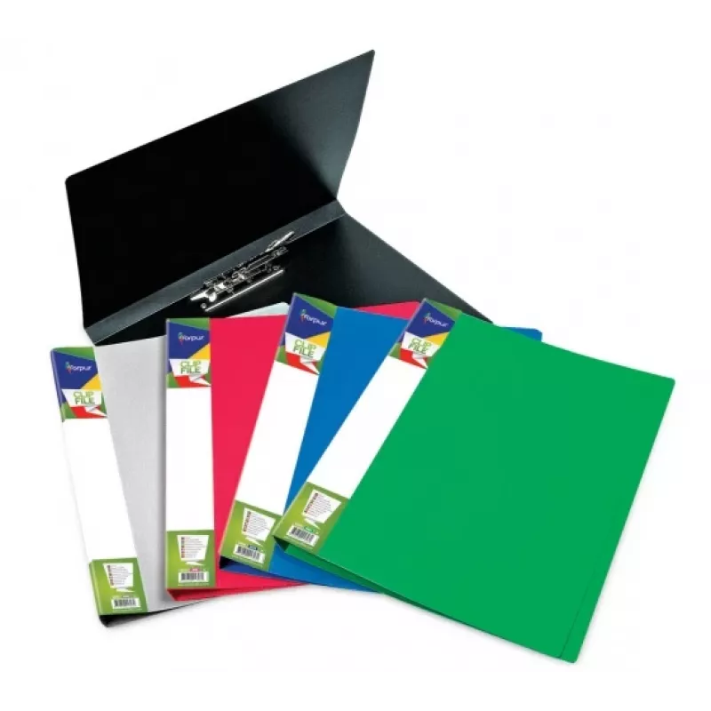 Cartella con pinza Forpus Premier, A4, plastica, blu 0817-102