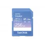 Scheda di memoria SD SanDisk Creator UHS-II 256 GB con alte velocità di trasferimento fino a 280 MB/s