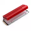 Dissipatore per SSD M.2 Jonsbo M.2-6 RED 2280 dissipatore passivo per unità 2280 NVMe/SATA