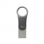 Silicon Power Mobile C80 chiavetta USB da 128 GB, USB Type-A / USB Type-C, USB 3.0 (3.1 Gen 1), titanio