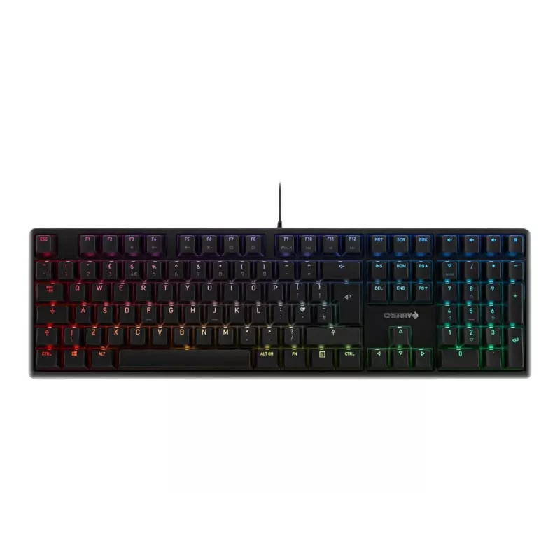 CHERRY G80-3000N RGB Tastiera Universale USB AZERTY Francese Nero