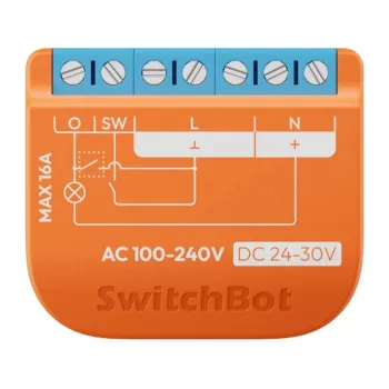 Relè smart SwitchBot W5502310 – controllo Wi‑Fi con monitoraggio energetico