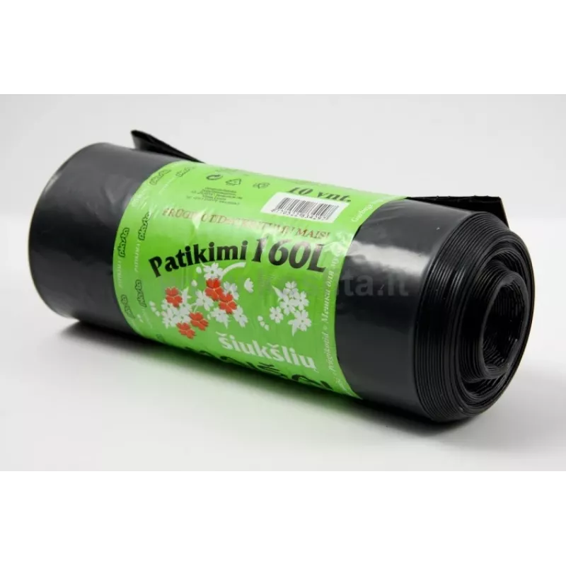 Sacchi per rifiuti Plasta Prof., 160 l / 10 pz., 40 micron, LDPE