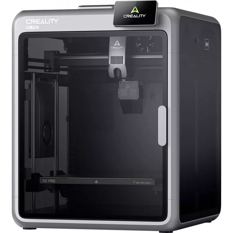 Stampante 3D Creality K2 Pro — volume di stampa 300×300×400 mm, doppio asse Z