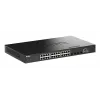 D-Link switch smart managed stackable PoE+ 28 porte Gigabit con 4 porte 10G SFP+