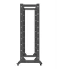 Lanberg OR01-6842-B Rack aperto da 19 pollici, 42U, 600x800 mm, nero