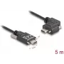 DeLOCK cavo USB 2.0 USB Type-C maschio su USB Type-C maschio angolare sinistra/destra PD 3.0 60W 5m