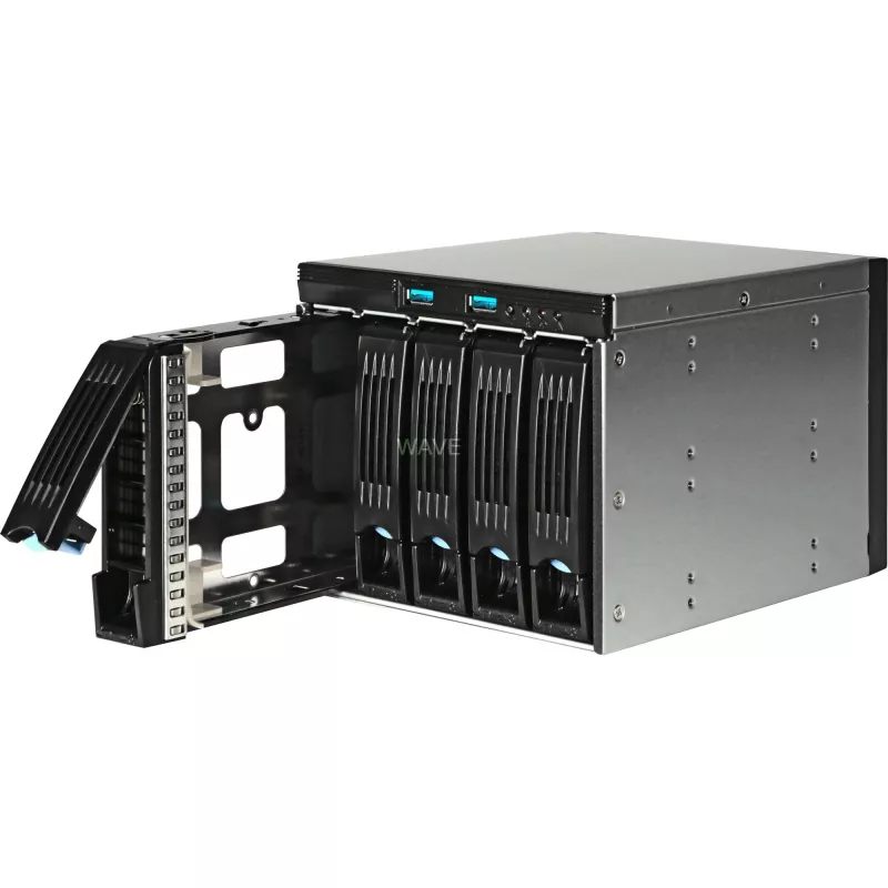 Modulo gabbia per dischi Chenbro SK33502 a 5 vani da 3,5 pollici, hot-swap SAS/SATA, nero