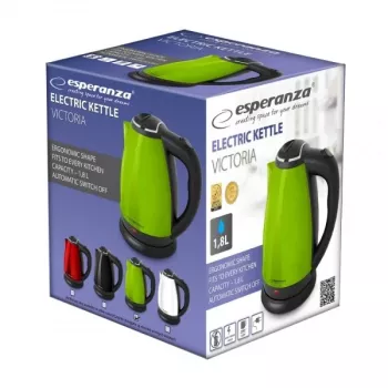 Bollitore ESPERANZA EKK113G 1,8 L 1800 W corpo in acciaio inox, spegnimento automatico, protezione contro il funzionamento a secco