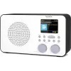 Radio internet TECHNISAT VIOLA 2 C IR — sintonizzatore analogico e digitale, DAB+/FM, Wi‑Fi, 3 W, TFT 2,4 pollici, 3,5 mm, nero/bianco