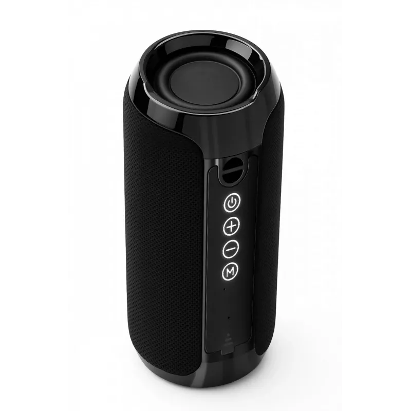 Diffusore stereo Bluetooth portatile SQUEAK SQ1008 — 14W RMS, Bluetooth 5.3, 1200 mAh, IPX4, FM, LED, AUX, USB