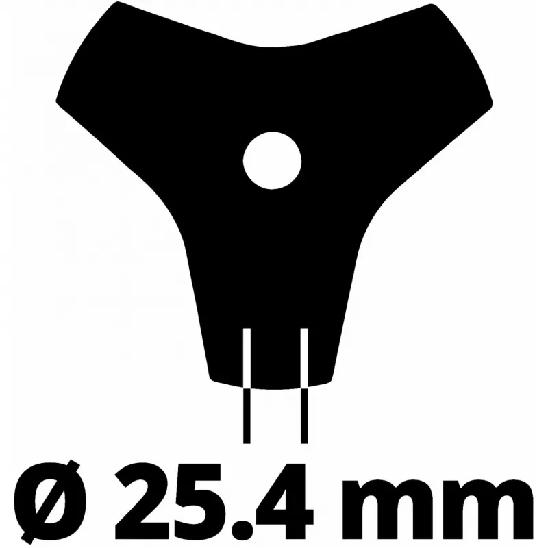 Lama decespugliatore Einhell 3405083 acciaio inox 20 cm nero