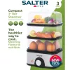 Salter EK5885VDE Cuocivapore compatto a 3 livelli