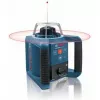 Laser rotante GRL 300 HV Professional blu/nero, linea laser rossa e punto a piombo, con supporto WM 4 e ricevitore laser LR 1, in valigetta
