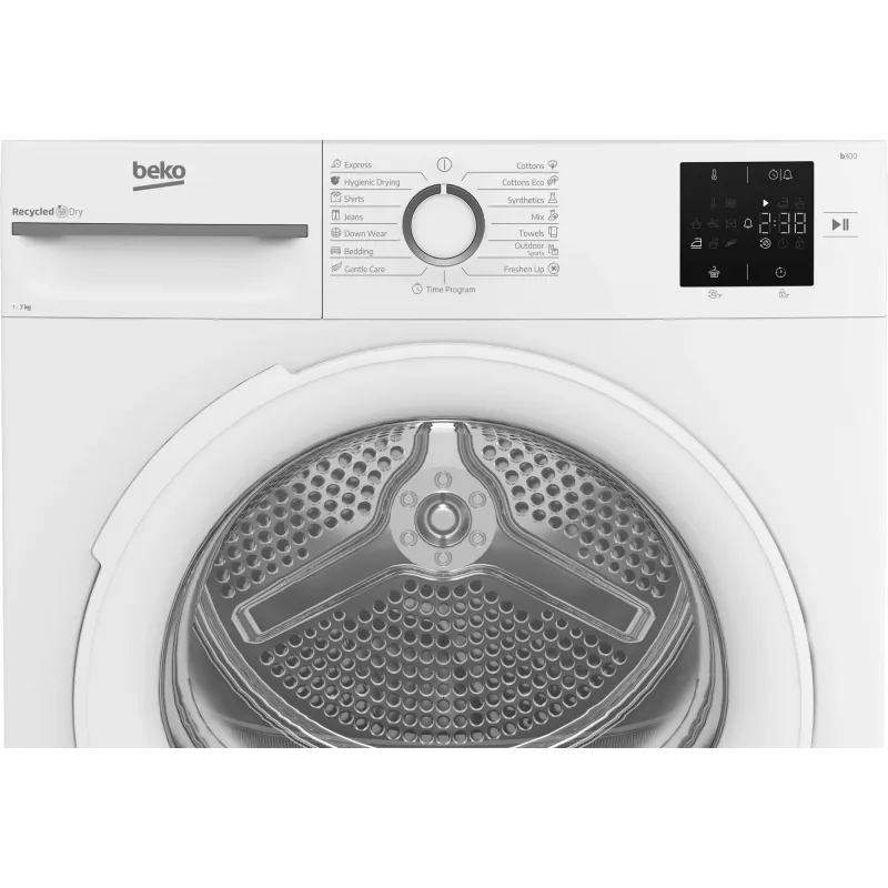 Stendibiancheria BEKO BM3T372E0W, 7 kg, classe energetica E, profondità 54,5 cm