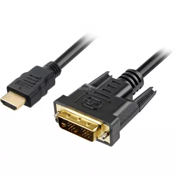 Cavo adattatore Sharkoon - Single Link - HDMI maschio a DVI-D maschio