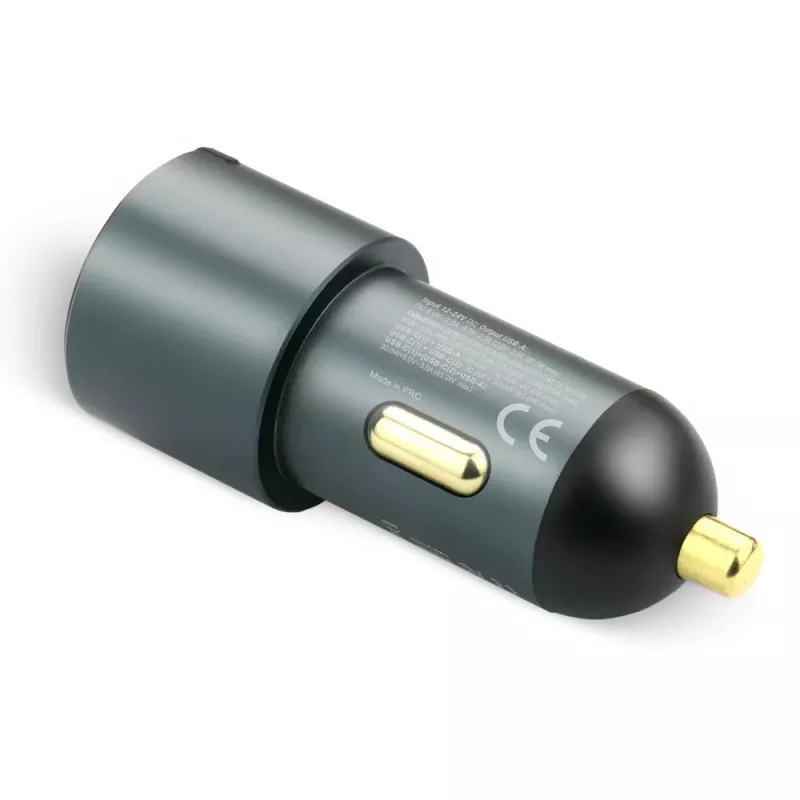 Caricabatterie da auto everActive CC-40Q QC3.0 60W, adattatore auto USB per ricaricare dispositivi mobili