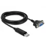 Cavo seriale DeLOCK 66281 nero 1,8 m RS-232 USB Type-A
